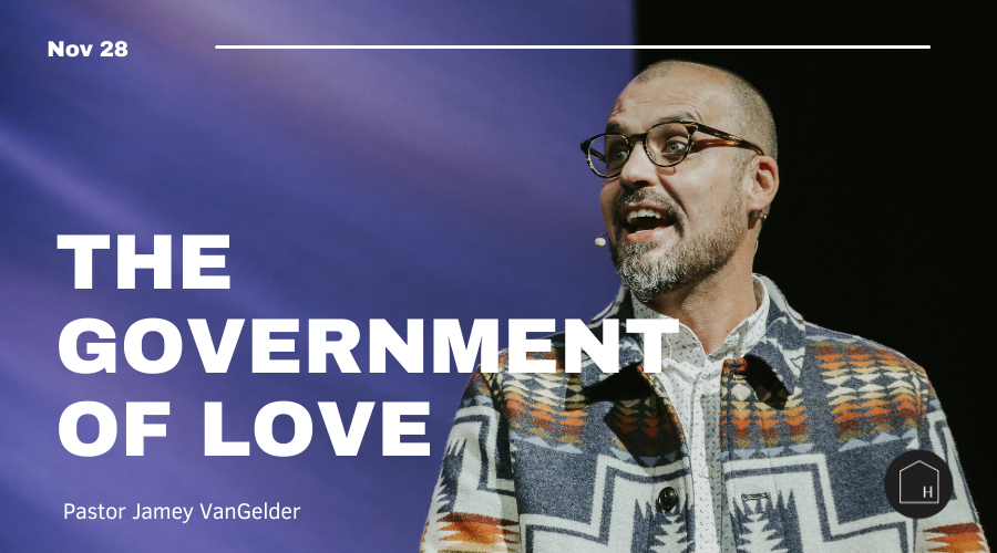 Jamey VanGelder preaching at The House Church